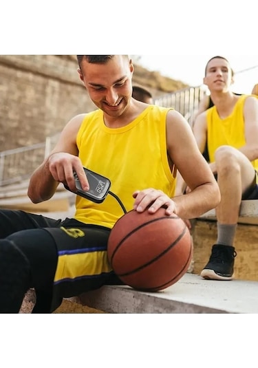 Auhma AB6334 Dijital Şarjlı Lastik Şişirme Kompresörü