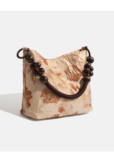 Charhp&kejnt Retro Jakarlı Omuz Çantası Bahar Ve Yaz Tek Omuz Koltuk Altı Çantası Kadın El Çantası Kahverengi