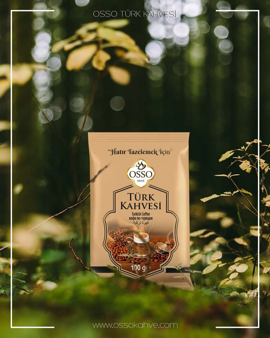 Osso Türk Kahvesi 100 Gr Kavrulmuş