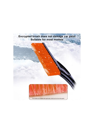 Jeehugo Mavi Araba Kar Ve Buz Kazıcı - Çalıklı Fonksiyonlu, Eva Sponge Kolu, Abs Ve Pvc Malzeme