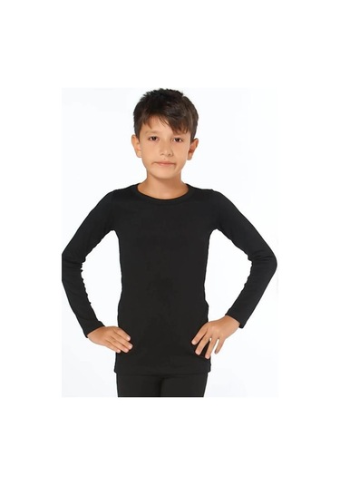 Yıldız Erkek Çocuk Kışlık Termal Üst Fanila İçlik Siyah 431 001