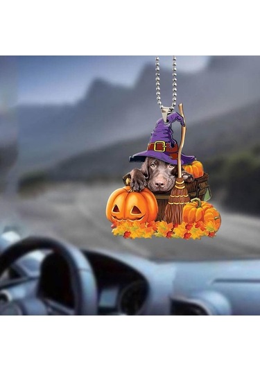 Trendooze Homyl Cadılar Bayramı Balkabağı Kolye Ev Dekor Aksesuar Stil-a