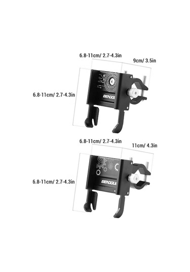 Moly Alüminyum Bisiklet Telefon Tutucu, Motor/navigasyon Stantı, Kolay Erişim, Siyah Model