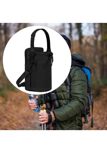 Suntek Telefon Cebi Hediye Piknik Şişe Kılıfı Tutucu Su Siyah