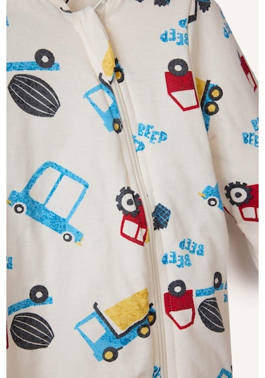 Defacto Erkek Bebek 1 Tog Elyaf Tulum G6661a526sper42 Ekru-er42