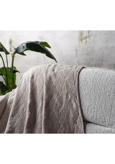 Adora Koltuk Şalı Bej - 130x170 Cm