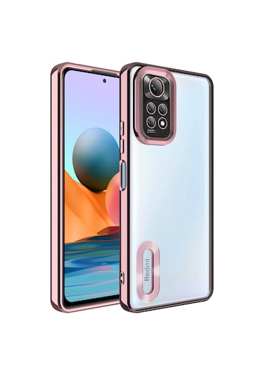 Xiaomi Redmi Note 11 Global Kılıf Logo Gösteren Zore Omega Kılıf