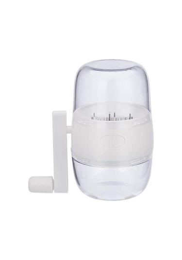 Manuel Fındık Öğütücü Kaymaz Tabanlı Fındık Doğrayıcı Öğütücü Çok Amaçlı Kuru Meyve Kırıcı Fıstık Ezici Mutfak Aleti Beyaz Siyah