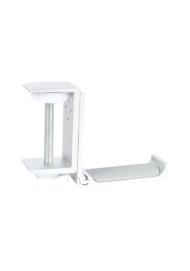 Sones Kulaklık Braketi İnternet Kafe Monitörü Kulaklık Askısı Masaüstü Kulaklık Sergileme Standı, Stil: Kilitli Klips Tipi Gümüş