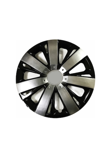 Renault Clio Uyumlu 15 Inç Piano Black Siyah Beyaz Renkli Jant Kapağı 4 Adet