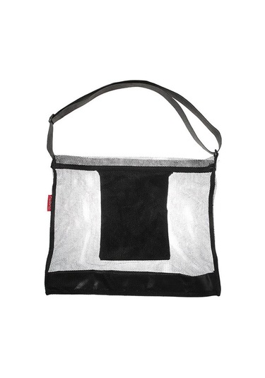 Sones Aotu At6945 Taşınabilir Büyük Kapasiteli Plaj Çantası File İskelet Kamp Çantası Siyah Siyah