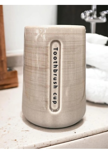 Primanova Taper Bej Diş Fırçalık Diğer