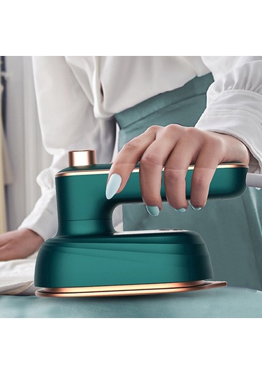 Dofolink Seyahat İçin Katlanabilir Dönen Ütü - 33w 50ml Su Deposu 170 C Isı - Ev Ve Dışarı Taşınabilir 220v Avrupa Tipi