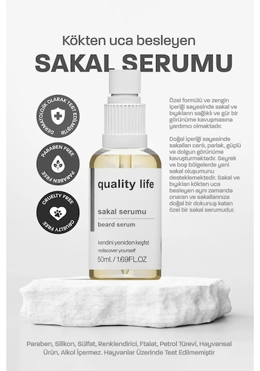 Quality Life Sakal ve Bakım Serumu 50 ML