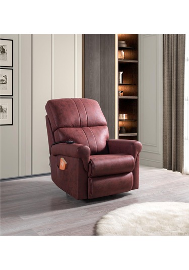 Flora Motorlu Tv Koltuğu Rehome Sallanan Berjer 87x97x110 Cm Kiremit