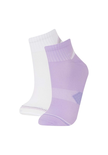 DeFacto Kadın 2'li Pamuklu Kısa Spor Çorap E2092AXNSKR1