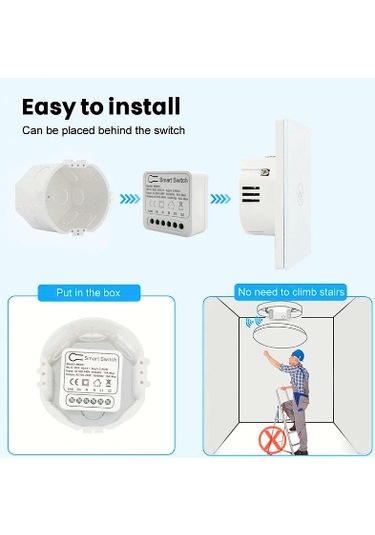 Tuya destekli ışık anahtarı 10 adet