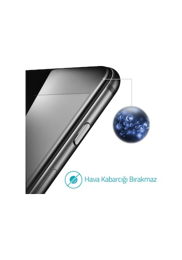 Bufalo Realme C15 Ekran Koruyucu 5D Temperli Cam Siyah