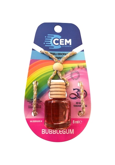 Cem Car Care Cam Fanus Bubblegum Ayna Kokusu 8 ML