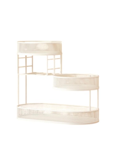 Homyl Meyve Sepet Tepsisi Ekmek Sepeti Sebze Rafı Sebzesi Soğan Beyaz