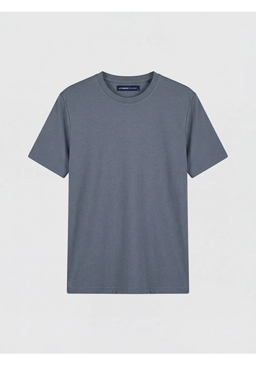 Lc Waikiki İndigo Loose Fit Basic Dry Touch Tişört Indigo