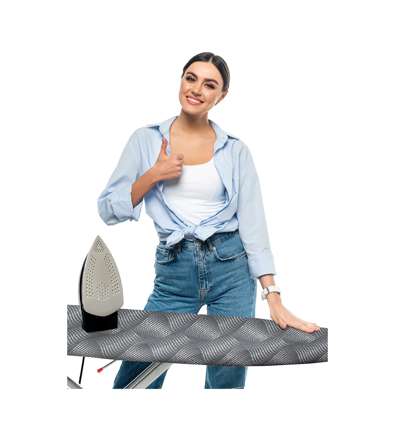 Domino. Keçe İle Dikili Evrensel Ütü Masası Kılıfı 269975572 Gri