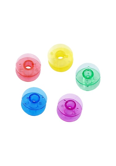 Ev Tipi Makine Plastik Renkli Masura 50 Adet