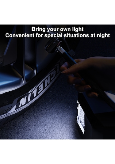 Yaozixa St-5002 12v Araç Lastik Pompa, Led Işık, Hızlı Enflasyon, Otomatik Durma, Düşük Gürültü, Taşınabilir, Araç/motosiklet/bisiklet İçin Yaozixa St-5002 12v Araç Lastik Pompa, Led Işık, Hızlı Enflasyon, Otomatik Durma, Düşük Gürültü, Taşınabilir, Araç/motosiklet/bisiklet İçin