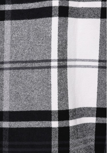 Colins Comfort Fit Shirt Neck Ekoseli Erkek Siyah Shacket Cl1076730 Q1.v1 Blk Siyah