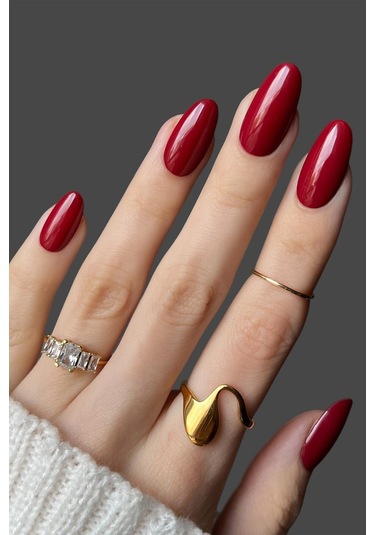 Alix Avien Uv Kalıcı Kan Kırmızı Jel Oje 18 Gel Polish 12 Ml