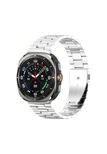 Galaxy Watch 8 Mkst Krd-04 Metal Kordon - Gümüş