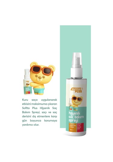 Softto Plus Hijyenik Saç Bakım Spreyi 100 Ml