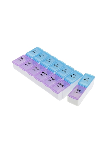 Suntek Magideal 14 Yuvaları 7 Gün Hap Saklama Kutusu Haftalık Tıp