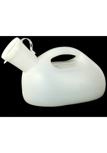 2000 Ml Seyahat Lazımlık Bebek Çocuk Sızdırmaz Taşınabilir Pisuar Erkekler Kapaklı Kalınlaşmış Yaşlı Yetişkin Büyük Kapasiteli Gece Pot Beyaz