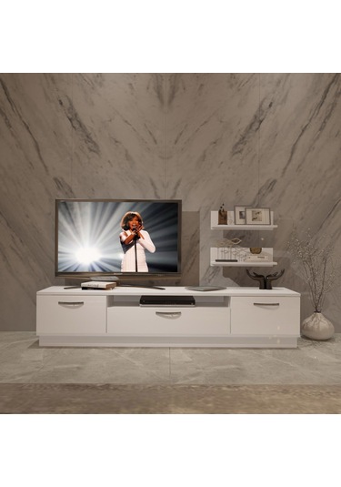 Decoraktiv Trendstyle 4 Mdf Tv Ünitesi Tv Sehpası Beyaz