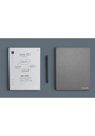 Remarkable 2 Paper Tablet + Marker Plus + Kapaklı Kılıf