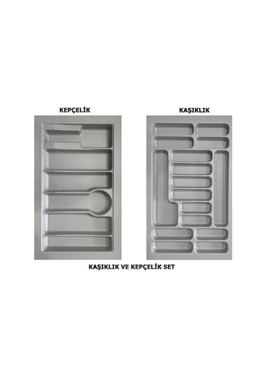 LİDER 85*49 Çekmece İçi Kepçelik ve 85*49 Kaşıklık İkili Set