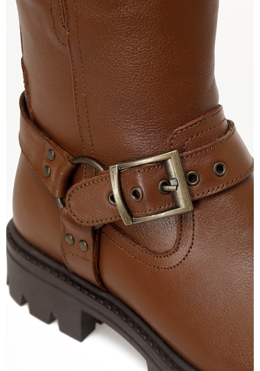 Kinetix Marısol 5pr Taba Kadın Biker Bot 000000000102034708 Taba