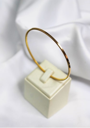 Riselimited 10 Gram 22 Ayar Oluklu Ajda Bilezik İşçiliksiz