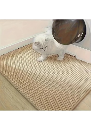 Honeybeeshop Su Geçirmez Kedi Altlığı Gri Xl 35 43x23 62 İnç Yıkanabilir Kokuya Dayanıklı Dev Boy