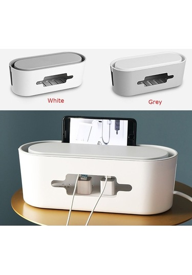 Besthome1 Kablo Düzenleyici - Çoklu Prizli, Usb Geçişli, Ev-ofis Kablo Saklama