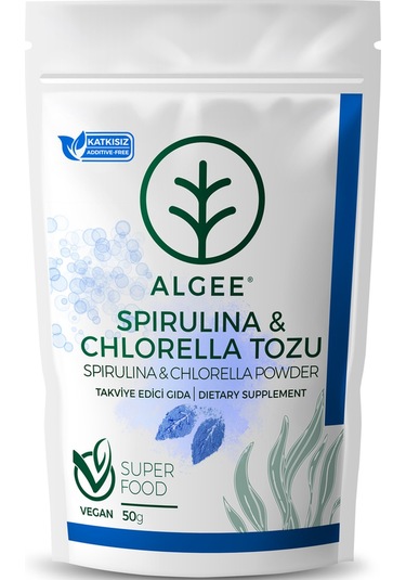 ALGEE® Spirulina & Chlorella Tozu 50 G