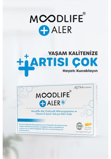 Moodlife Aler Probiyotik Destek 30 Kapsül