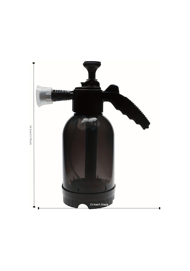 Tcherchı 2 L El Tipi Yüksek Basınçlı Plastik Bahçe Sulama Kabı Siyah