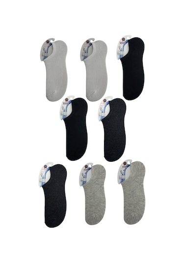 Ragi Store 8'li Sıfır Bilek Unisex Çorap Çok Renkli