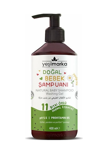 Yeşil Marka Bebek Şampuanı Karpuz 400 ML