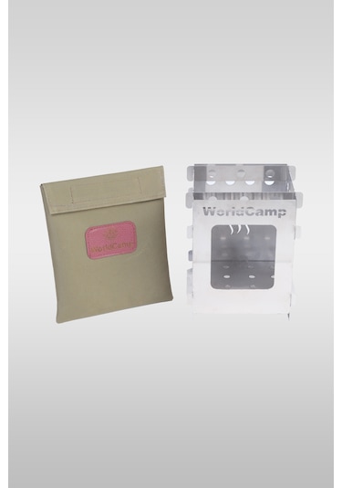 Kamp Portatif Krom Ateş Kutusu