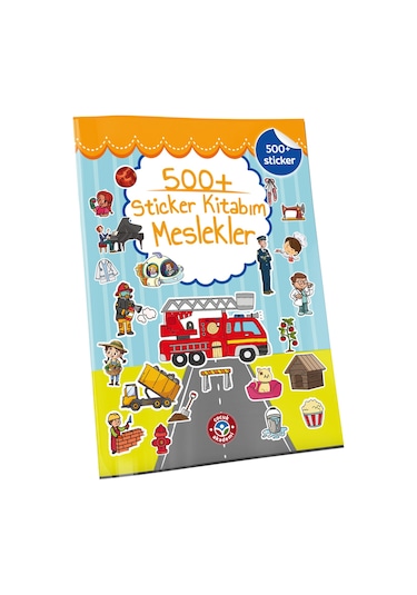 Çocuk Akademi 500+  Sticker Kitabım Serisi 4'lü Paket