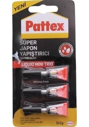 Pattex Süper Japon Mini Trio 3X1Gr