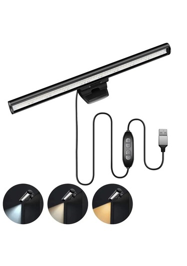 Laptop Monitör Işığı Göz Koruyucu Usb Kısılabilir Led Yansımasız
